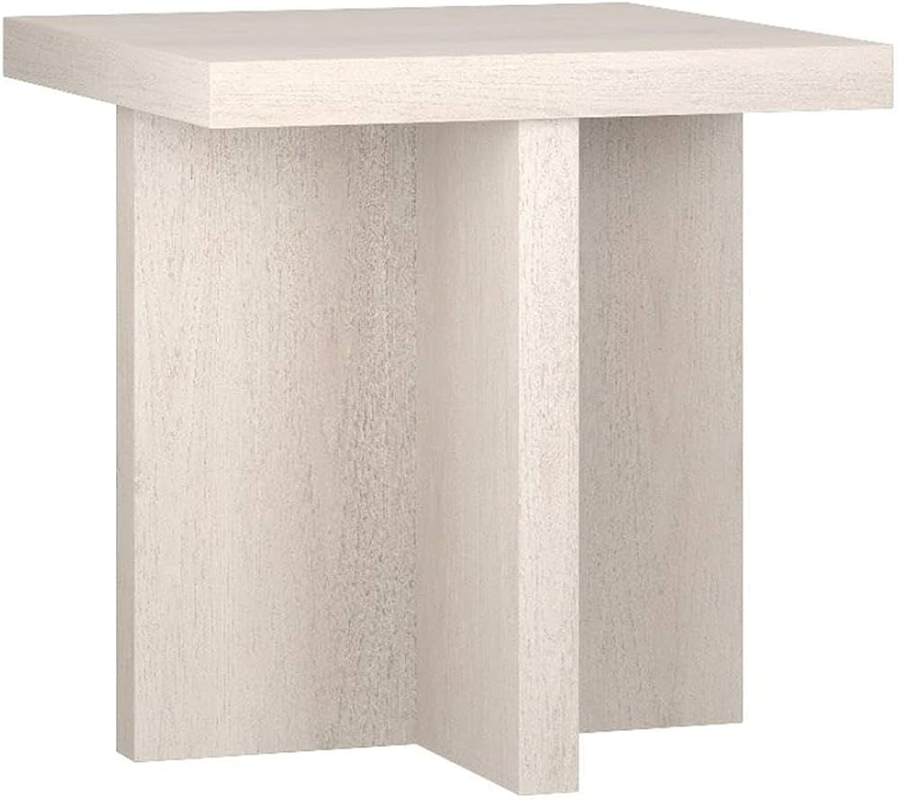 Henn&Hart 22" Alder White MDF Side Table | Amazon (US)