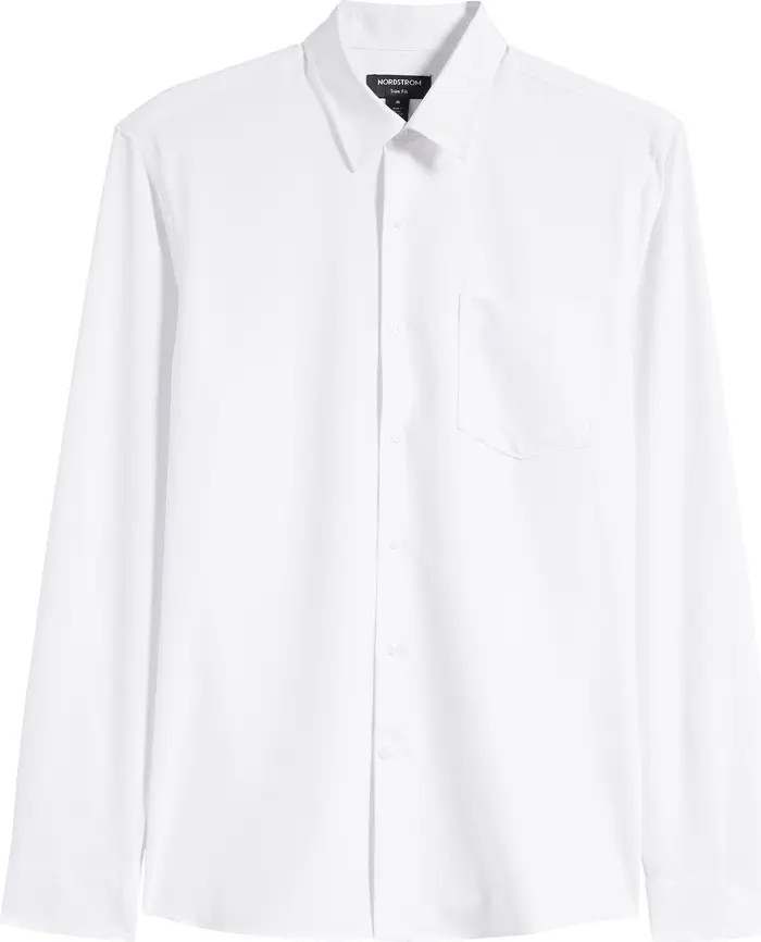 Solid Button-Up Shirt | Nordstrom