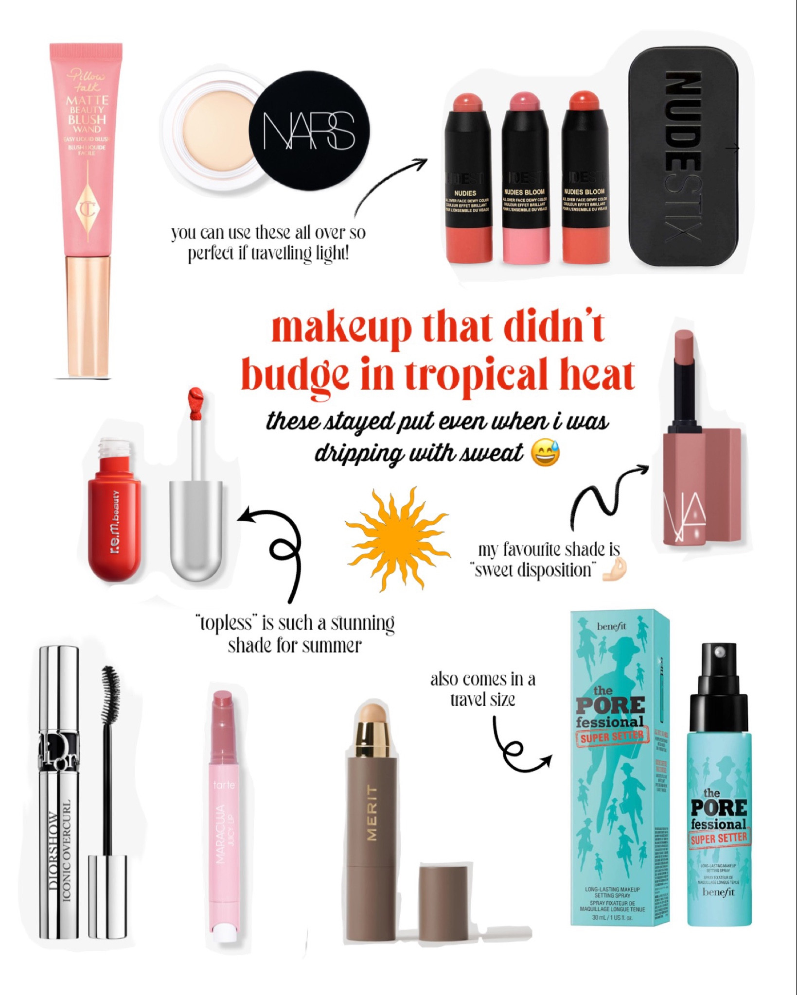 these are some of the makeup products that saved me in thailand! sweat proof, heatproof and really brilliant additions to your beauty collection ☺️ . highly recommend these for any upcoming summer vacations!

#LTKbeauty #LTKtravel #LTKunder50