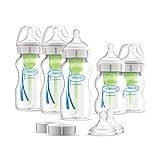 Dr. Brown’s Natural Flow® Anti-Colic Options+™ Wide-Neck Baby Bottle Newborn Feeding Set wit... | Amazon (US)