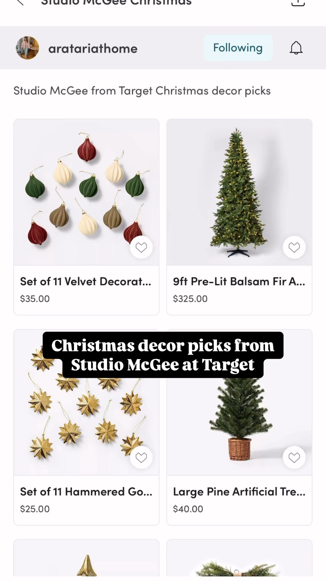 Love these Christmas decor finds from the studio McGee line at target! The traditional colors are so cozy!



#LTKSeasonal #LTKHoliday #LTKHome