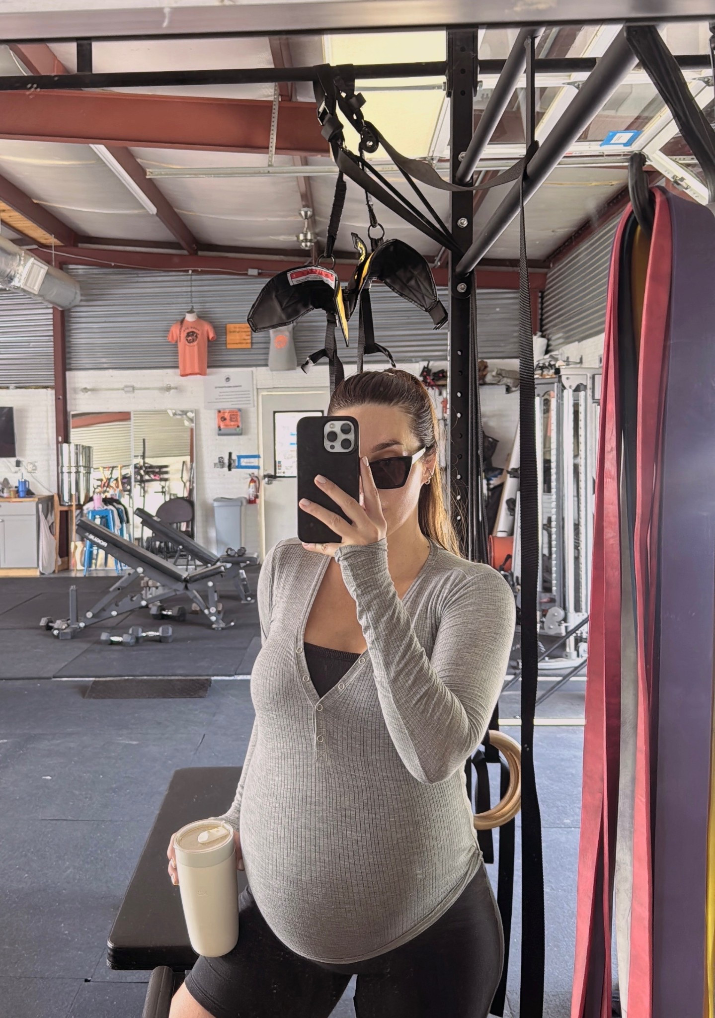 Today’s maternity workout look 🖤

#LTKActive #LTKWorkwear #LTKStyleTip