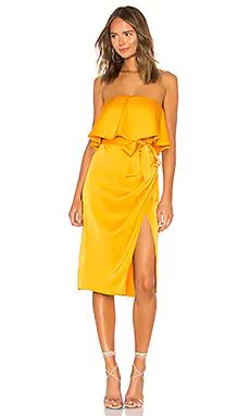 Lovers and Friends Violet Midi in Marigold from Revolve.com | Revolve Clothing (Global)