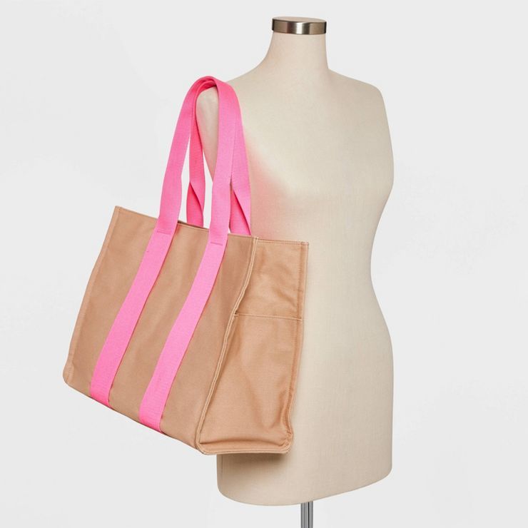 Seasonal Canvas Tote Handbag - A New Day™ | Target