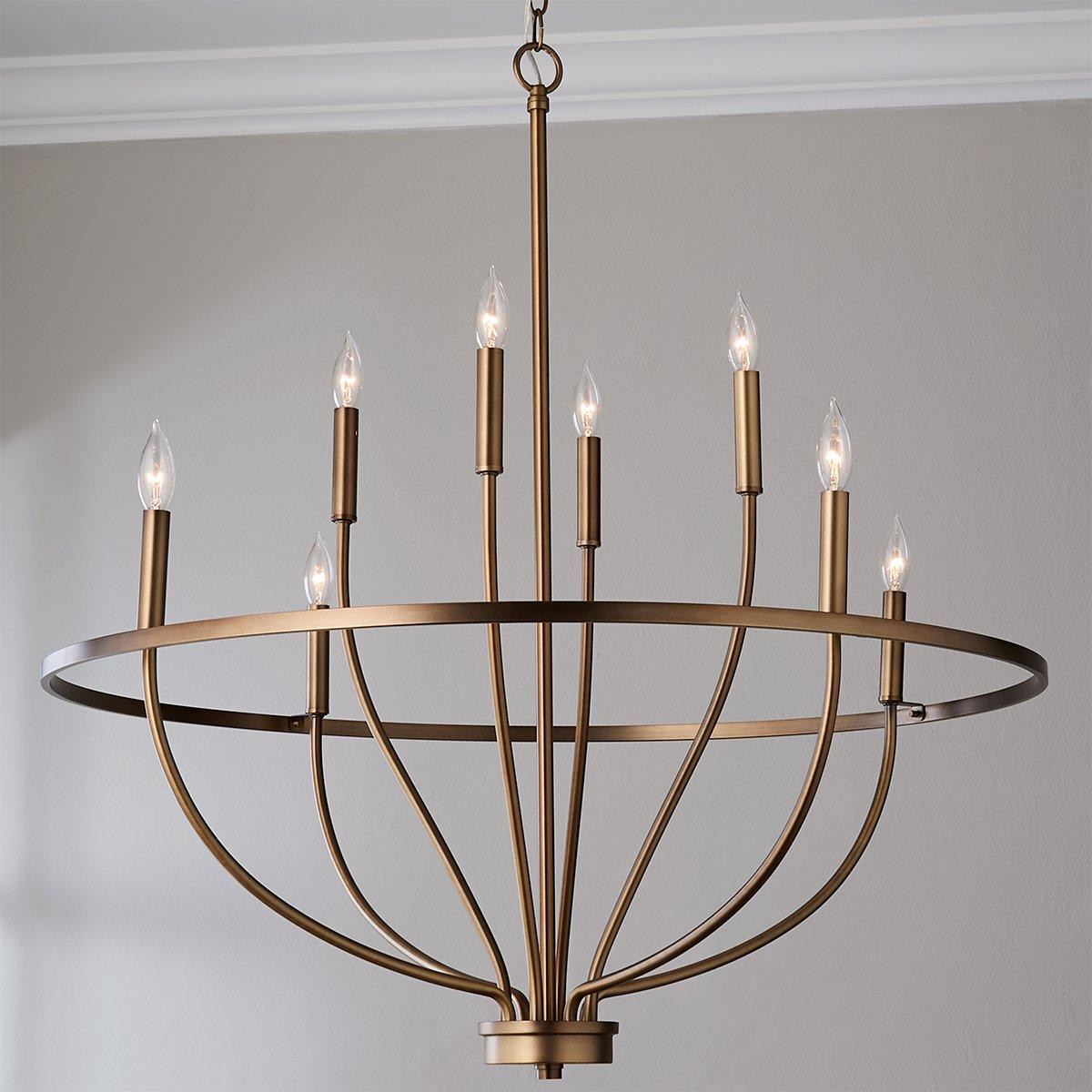 Graceful Curve Chandelier - Medium | Shades of Light