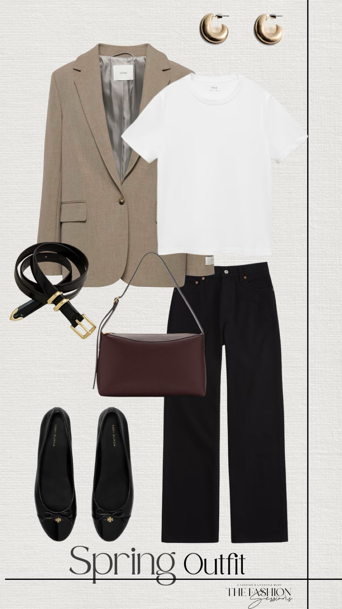 Spring Outfit | Aritzia Blazer | Ballet Flats | Denim Jeans | Shoulder Bag | Black Belt | 

#LTKShoeCrush #LTKSeasonal #LTKStyleTip