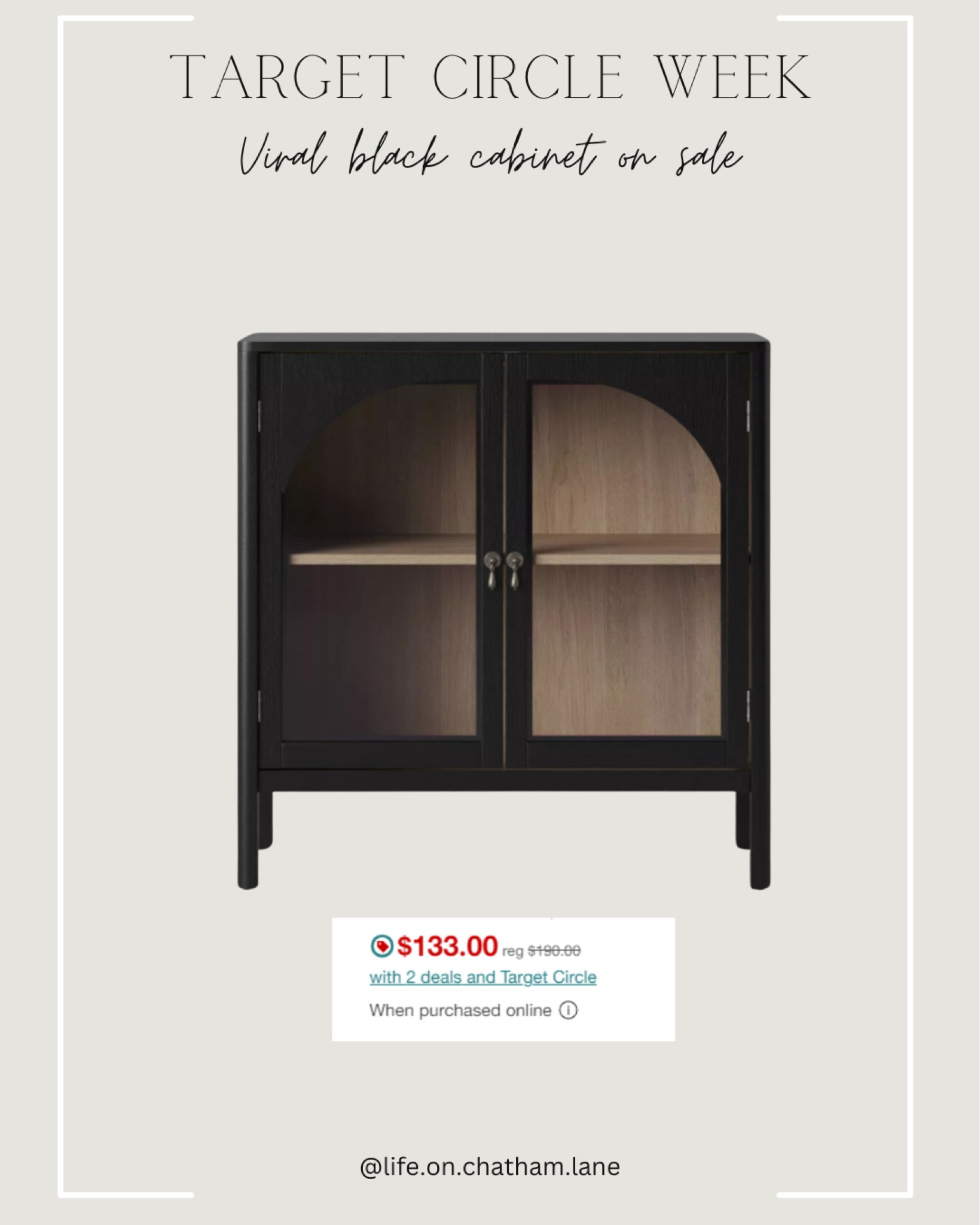 The viral Bedford cabinet is on major sale this week at Target!  This is the lowest price I’ve ever seen it and will sell out!  Pair two or more together to create a larger console or under a TV! 

Target home, accent furniture, living room furniture, target sales, target circle week 

#LTKSaleAlert #LTKSummerSales #LTKHome
