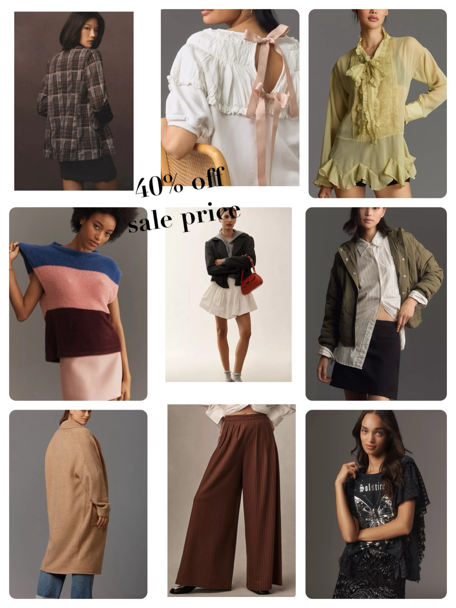 New to sale! 40% off sale price! Price updates at checkout! I have over half these items and love! 

#LTKStyleTip #LTKOver40 #LTKSaleAlert
