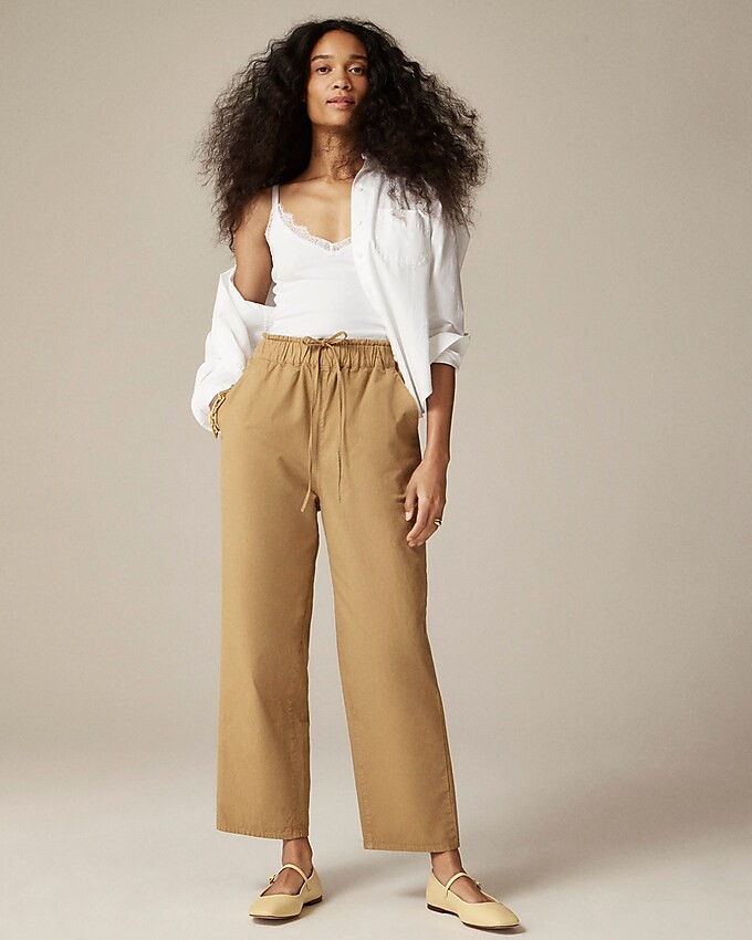 Drawstring pant in cotton blend | J. Crew US
