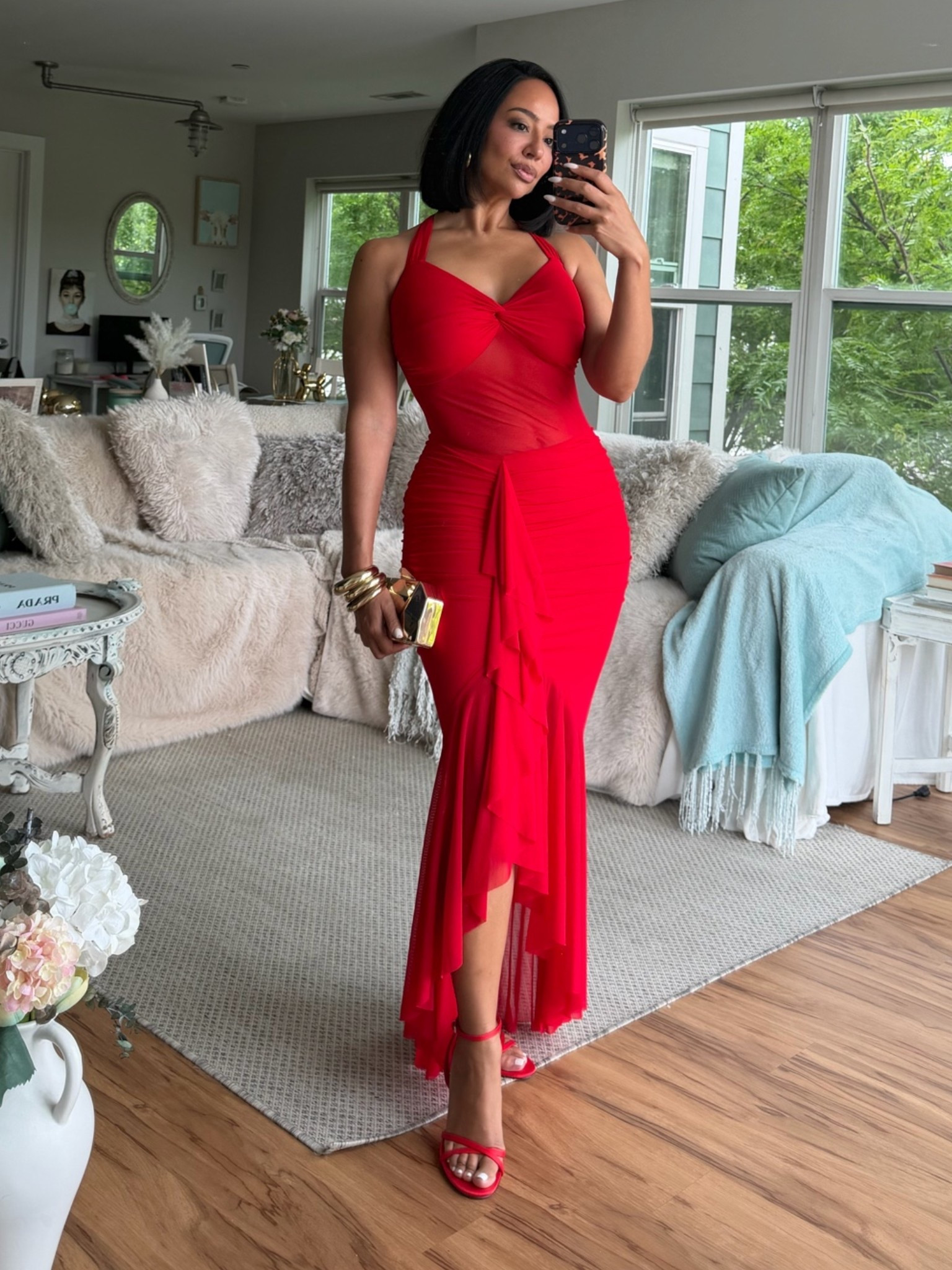 Cha cha cha 💃🏽 Such a good dress for resort wear or a date night this summer. Also comes in white and black. 🫶🏽

#LTKOver40 #LTKPetite #LTKootd