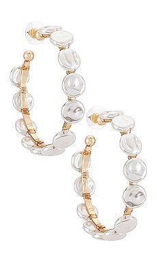 8 Other Reasons Emory Hoop Earrings in Gold from Revolve.com | Revolve Clothing (Global)