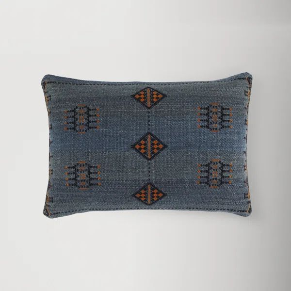 Waldeck Embroidered Wool Blend Throw Pillow | Wayfair North America