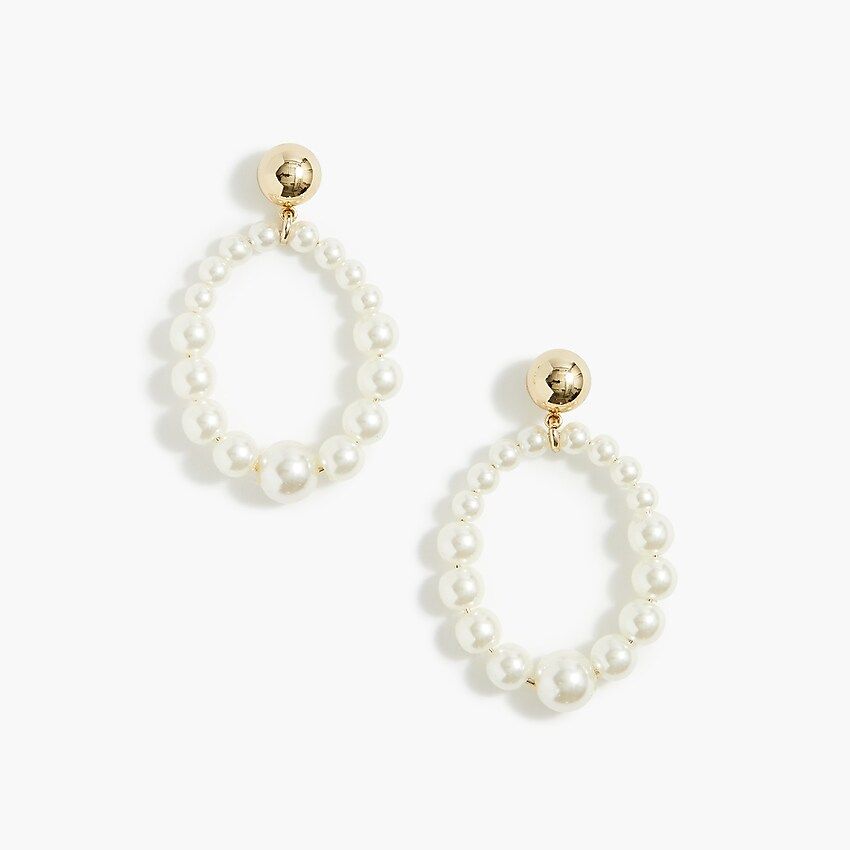 Pearl statement earrings | J.Crew Factory