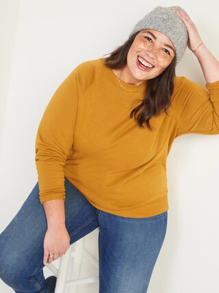 Vintage Crew-Neck Plus-Size Sweatshirt | Old Navy (US)