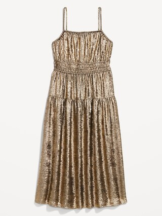 Waist-Defined Cami Midi Dress for Women | Old Navy (CA)