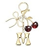 OUMILAN Bubble Initial Keychain Bag Charms for Women | Amazon (US)