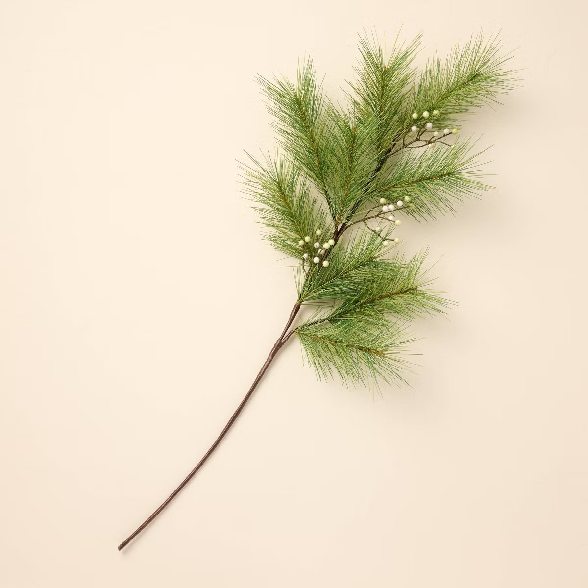Faux Needle Pine and Snowberry Christmas Stem - Hearth & Hand™ with Magnolia | Target
