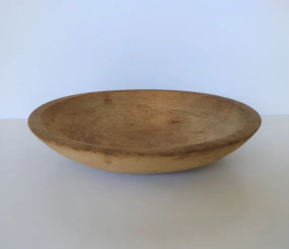 Old 1940's Wood Munising Bowl - 8" round | Etsy (US)