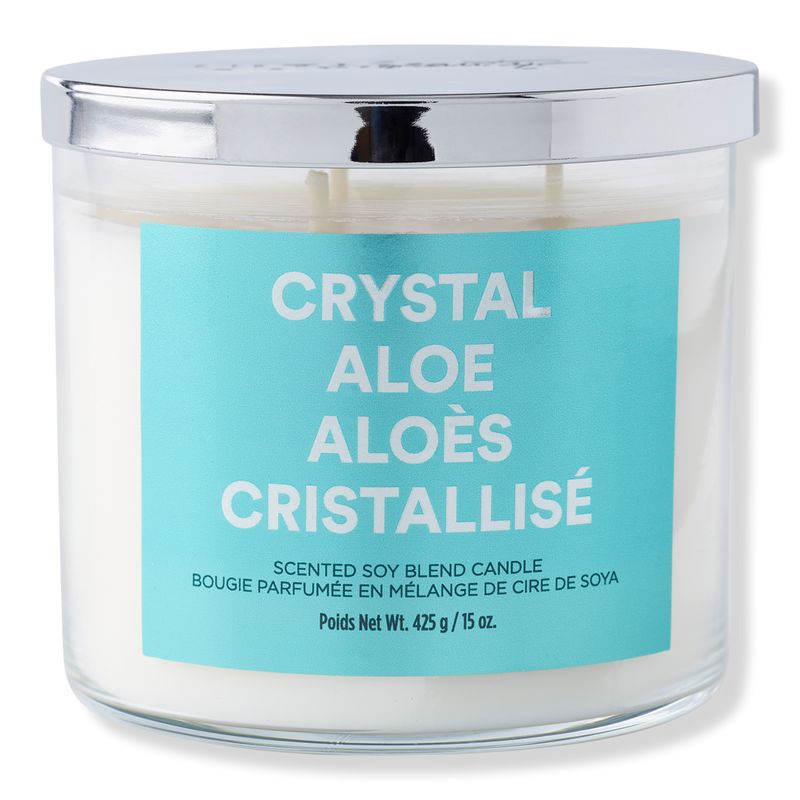 Crystal Aloe Scented Soy Blend Candle | Ulta