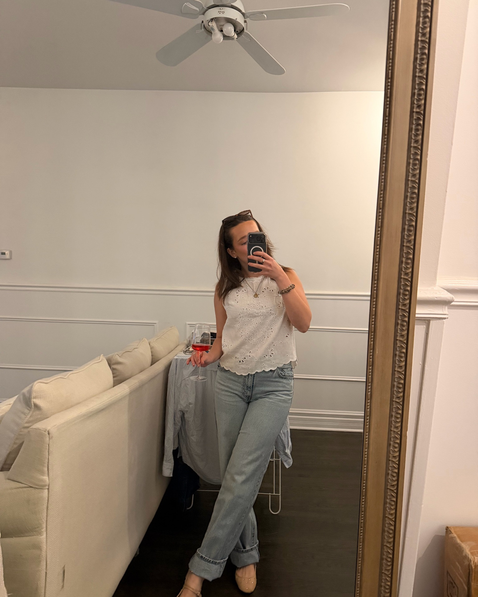S in top and 26 in jeans
I’ve repurchased these Levi baggy dad jeans they are simply so comfortable and perfect for summer. Loving these eyelet white tops right now as well. Abercrombie has a great selection! 
@levi @LEVI STRAUSS AUSTRALIA AND NEW ZEALAND @abercrombie

#LTKootd #LTKgrwm