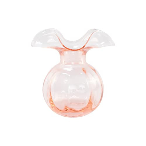 Vietri Hibiscus Glass Pink Bud Vase, 5.5" H Italian Mouth Blown Dining & Entry Way Table Home Decor | Amazon (US)