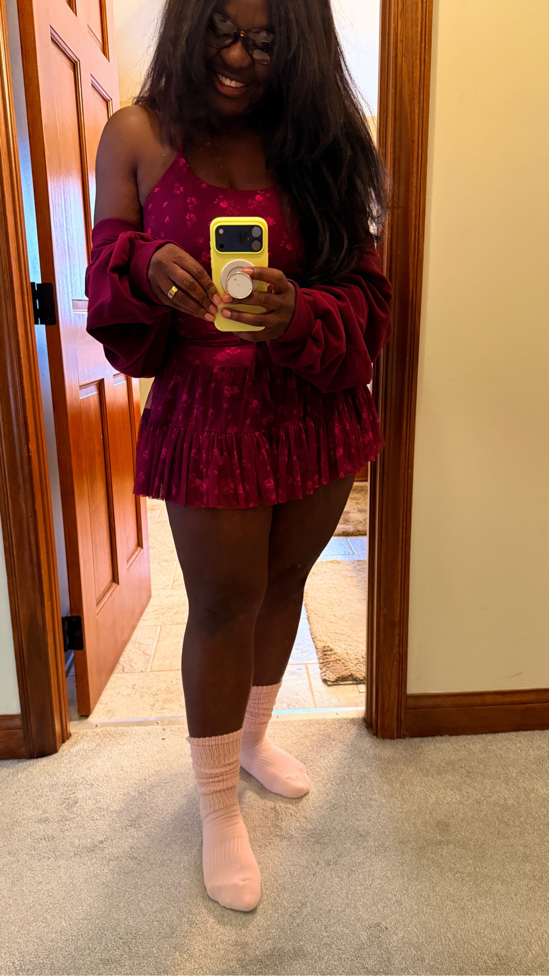 @POPFLEX, please make more items in this print (Fleur d'amour)!

I'll have to settle for working out in this set since it's freezing outside!

I push myself harder during workouts when I'm wearing something cute!

#popflex #tryon #workoutclothes #OOTD #matchingset

#LTKActive #LTKMidsize #LTKfitnessgoals