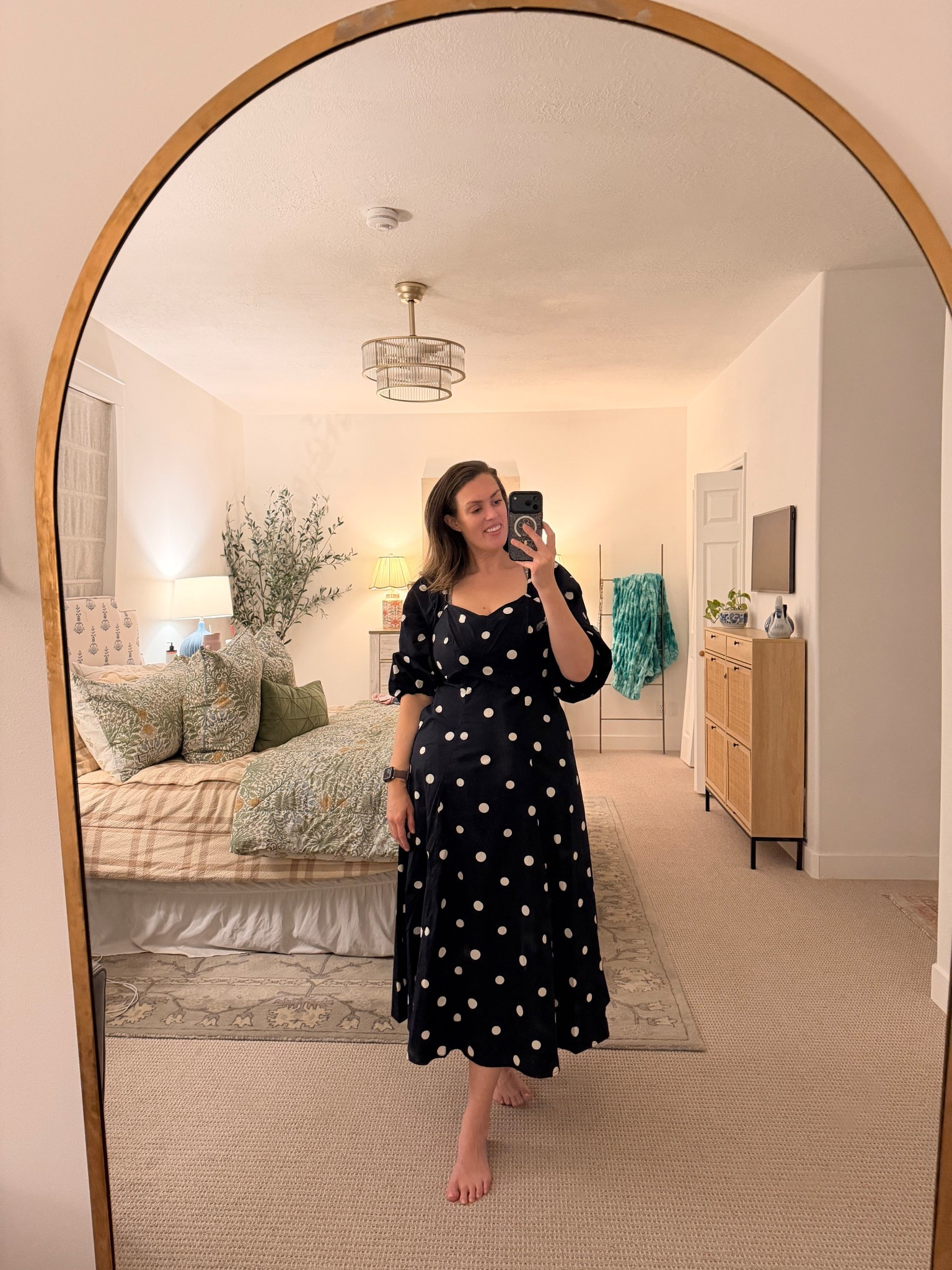 Love this polkadot dress it’s such a classic silhouette and will forever be in style in my opinion 

#LTKmomlife #LTKMidsize #LTKFindsUnder50