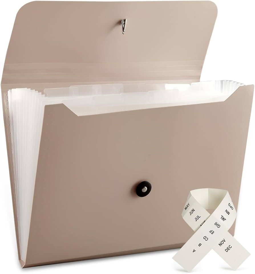 Expanding File Folder File Organizer 13 Pockets Accordion Folder Expandable File Folders for Docu... | Amazon (US)