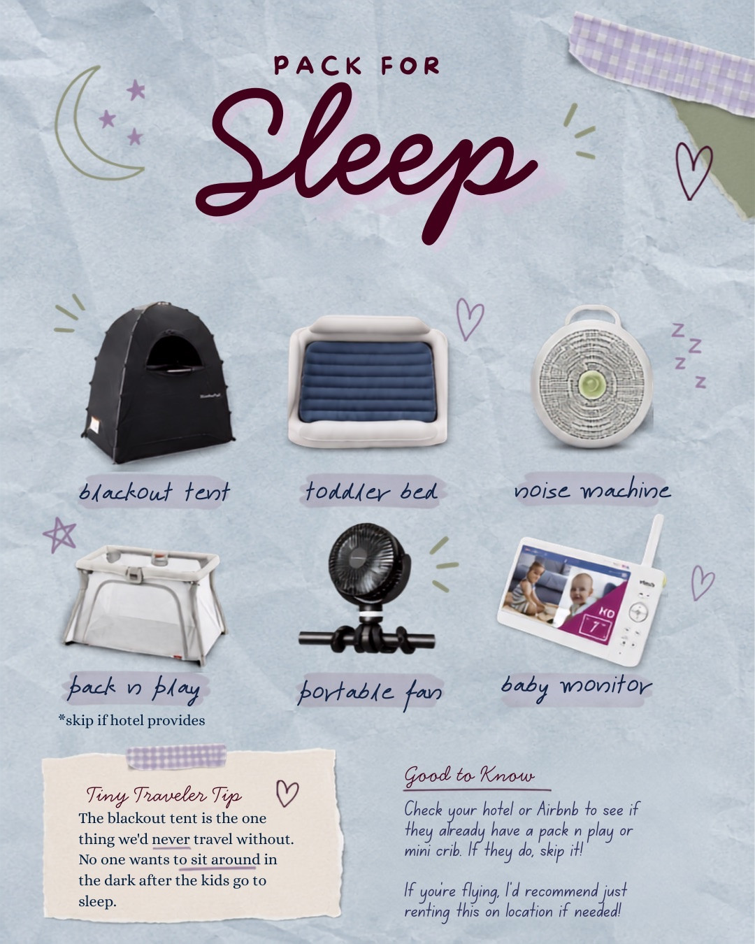 All the things you may need for sleep when traveling with a baby or toddler

#LTKTravel #LTKBaby #LTKKids