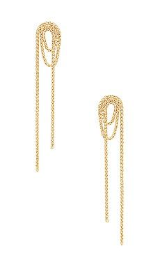 SHASHI Vroom Chain Earring in Gold from Revolve.com | Revolve Clothing (Global)
