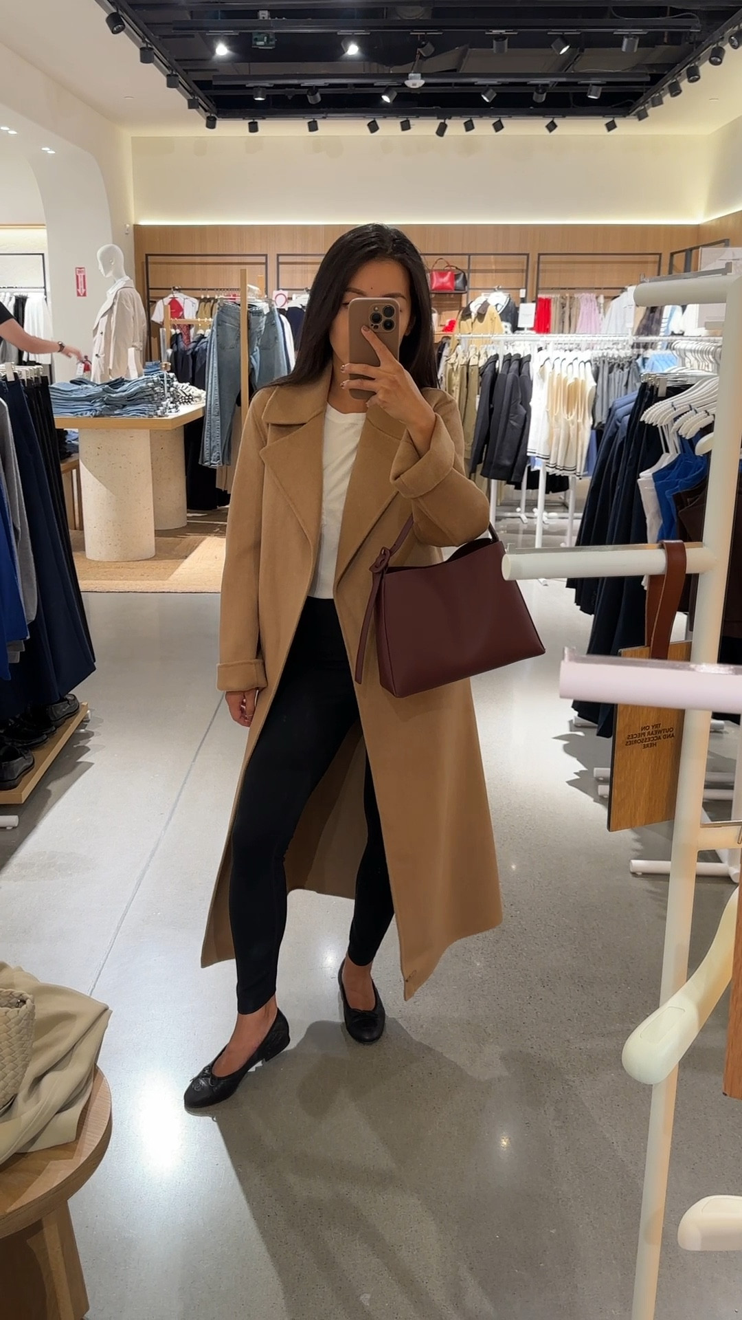 Mango sale try ons - take 30% off orders $200 +

• (3 colors) trying on their signature double faced wool wrap coat size xs. Comes in xxs online which would be a better fit 

This is a long coat on petites and I have the sleeves cuffed up. The double faced wool material is unlined which allows it to drape well 

These coats elevate any simple outfit when you throw them on! I also linked some shorter Teen styles. A mango size Teen Xs = womens xxs. 

Bag is also mango

Check my Mango LTK collection folder for more try ons I’ll be adding #LTKFallSale

#LTKSaleAlert