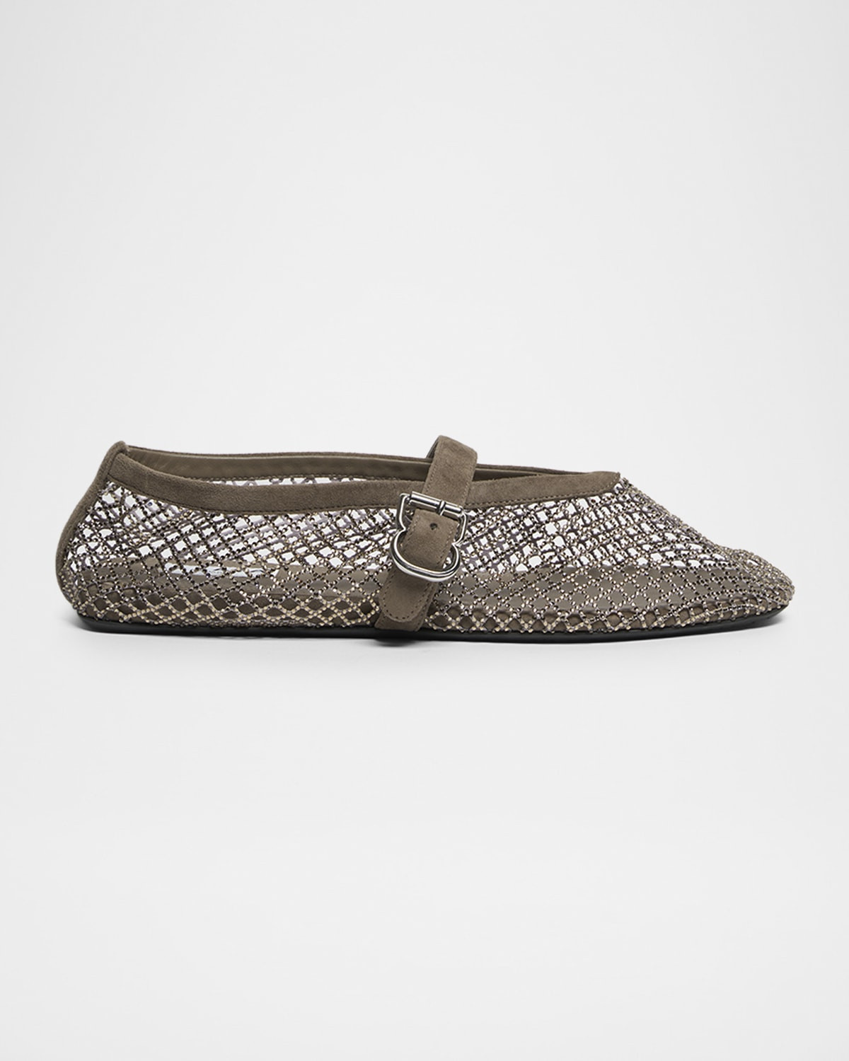 Crystal Mesh Ballet Flats | Neiman Marcus