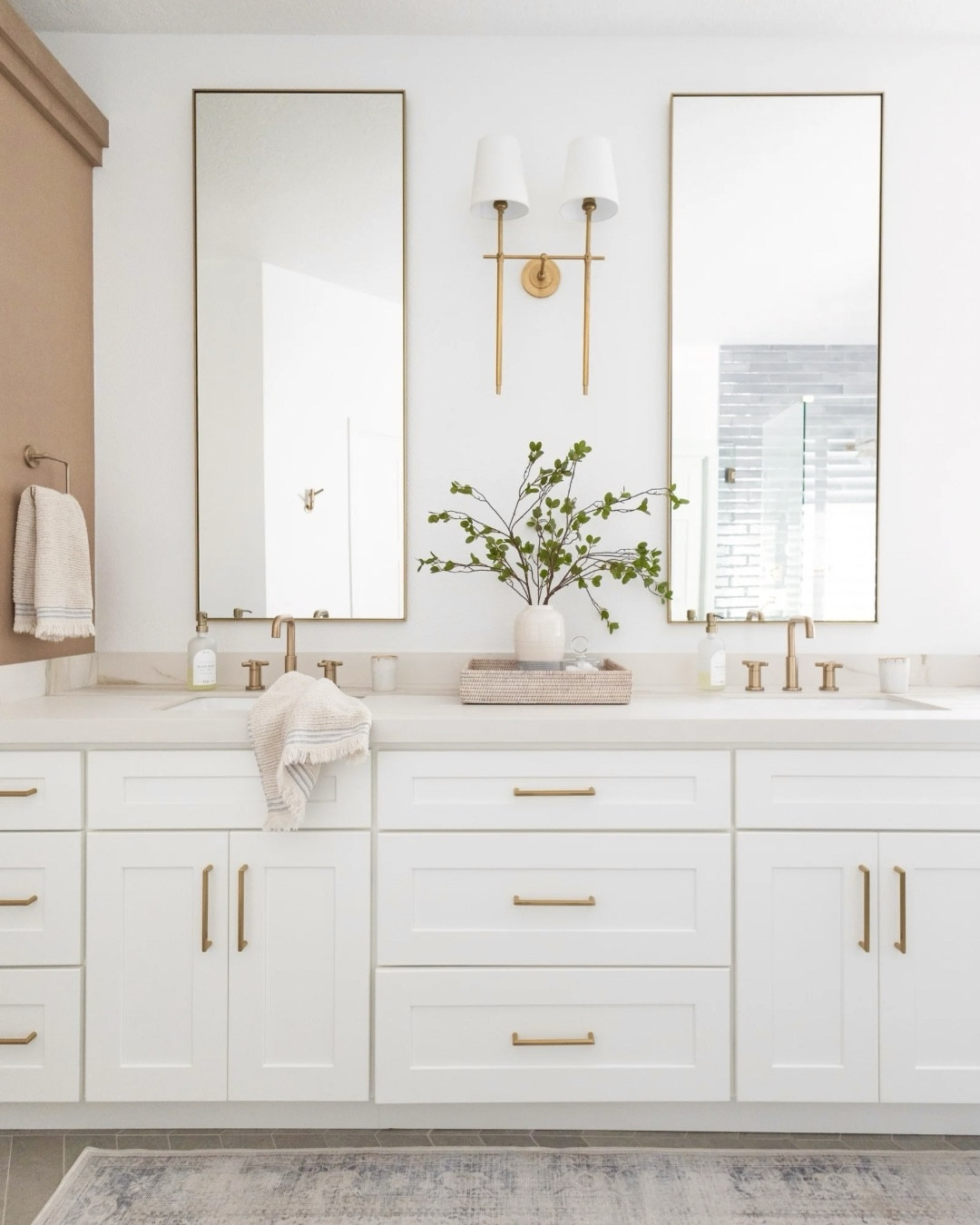A coastal dream, right down to the vanity. Think warm wood, creamy stone, and just the right amount of softness. We’ve linked pieces to recreate the look so you can bring the vibe home 🐚✨

#LTKSummerEdit #LTKStyleTip #LTKHome