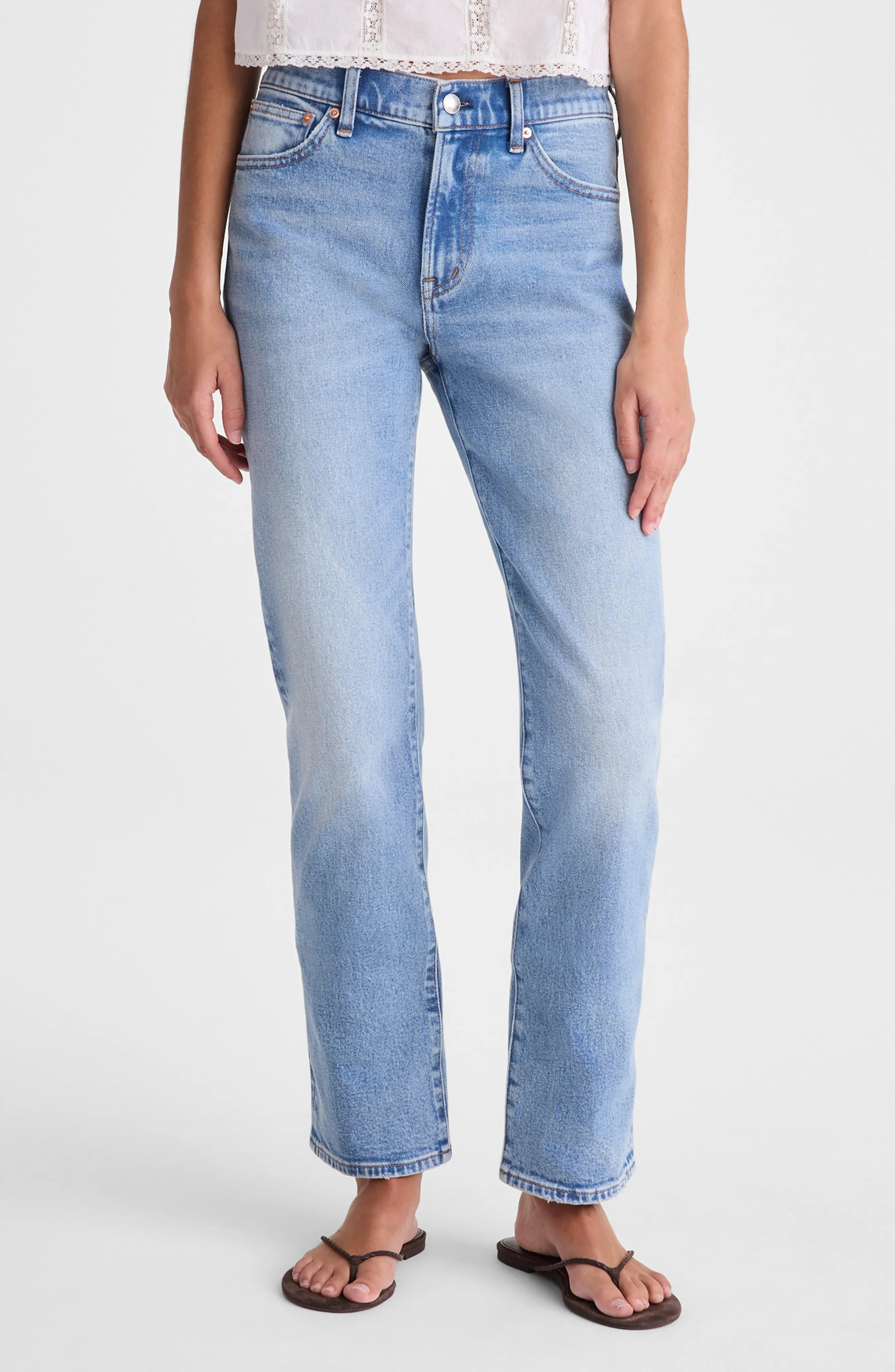 Madewell The Jules Slim Straight Jeans (Women) | Nordstrom | Nordstrom