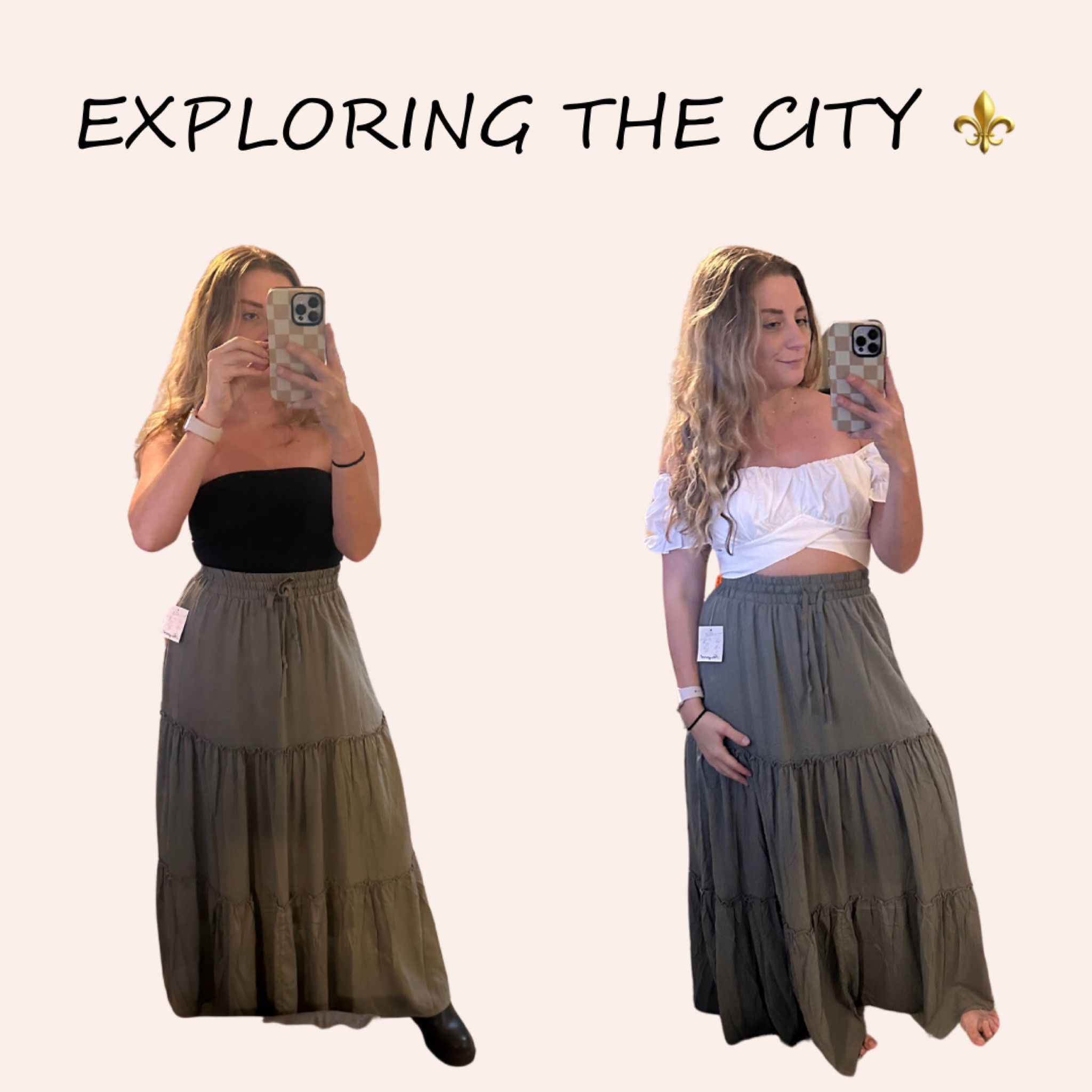 Heading to the Big Easy and can’t decide on a shirt to wear with this skirt…

Let me know which one I should wear! 🤍🖤

#LTKtravel #LTKfindsunder100 #LTKFestival