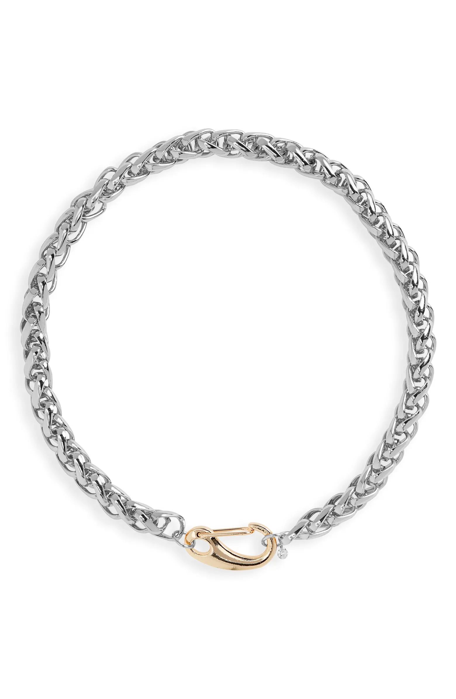 Woven Wheat Chain Collar Necklace | Nordstrom