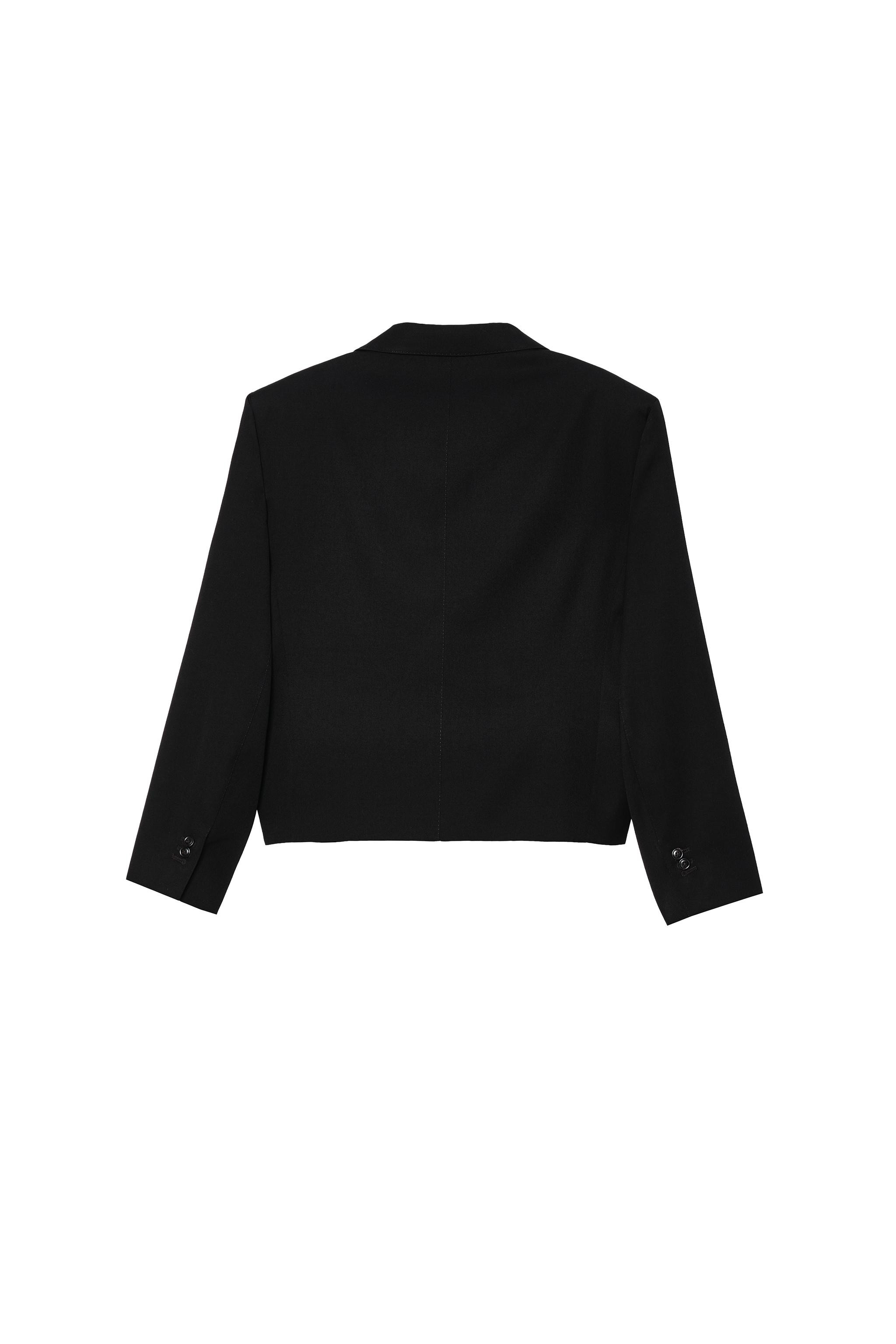 BLAZER COURTE COUPE COSTUME 100% LAINE | Zara FR