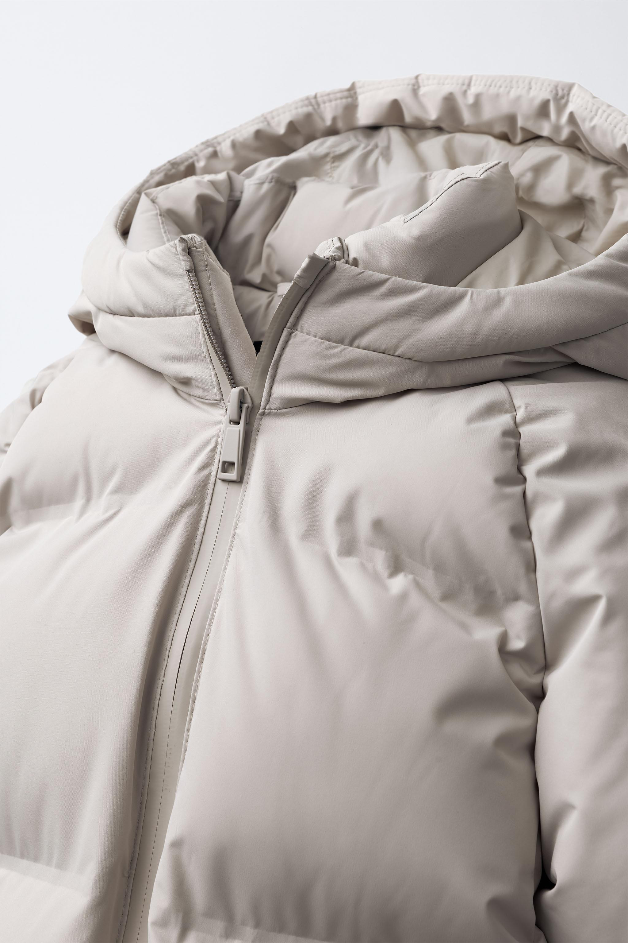 WATER REPELLENT STICKER COAT | Zara US