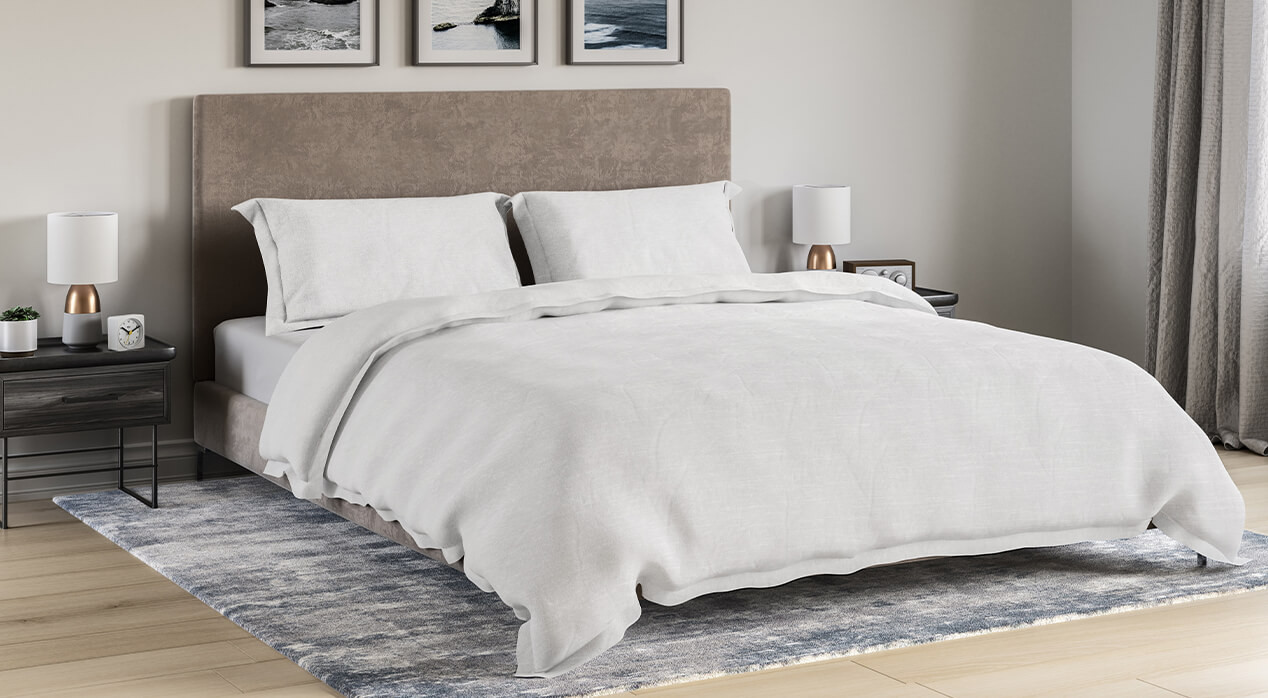 Linen Duvet Cover Set | Saatva Mattress