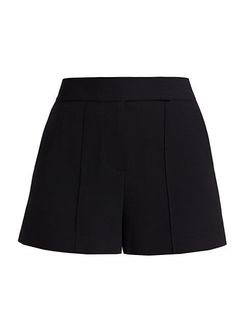 Dylan High-Rise Pintucked Shorts | Saks Fifth Avenue