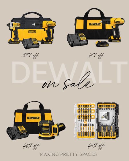 Shop Dewalt tools on Amazon!
Sale, Dewalt, Amazon, DIY

#LTKHoliday #LTKhome #LTKsalealert