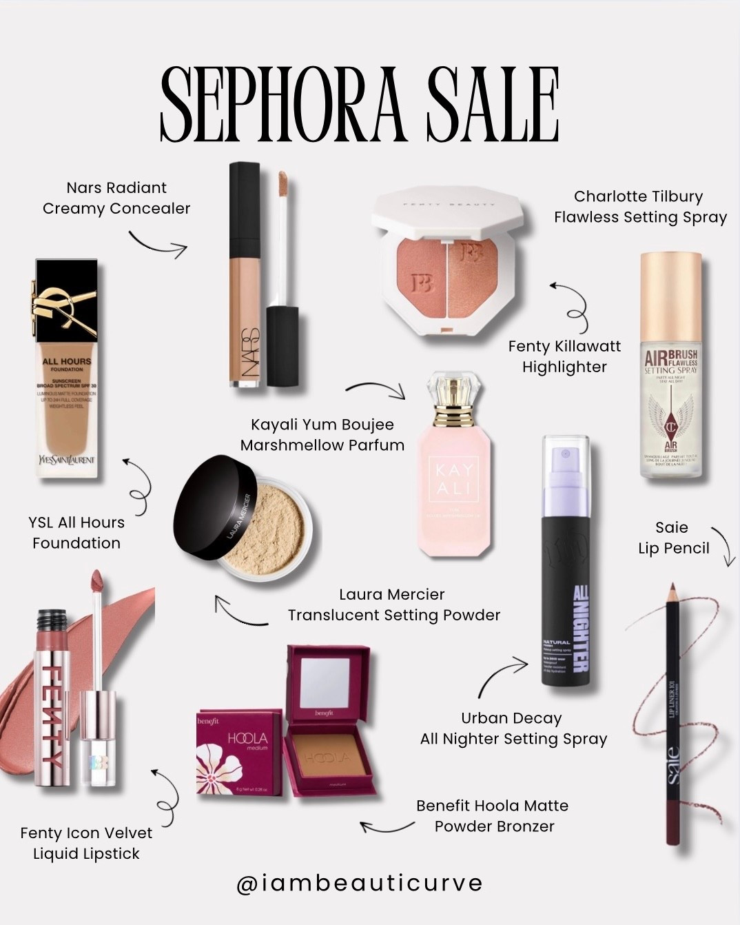 Sephora Sale Picks 💄✨ — tried, true, and totally worth adding to cart. Shop my faves before the sale ends! 

#LTKBeauty #LTKGiftGuide #LTKSaleAlert