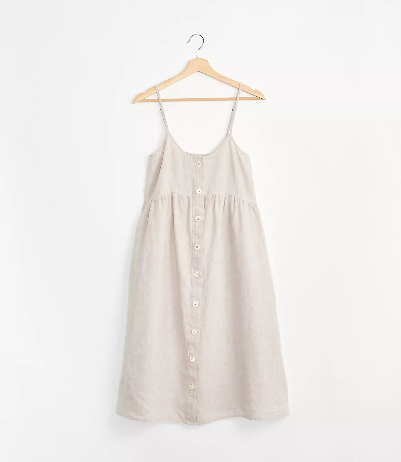 Strappy Linen Babydoll Pocket Dress | Lou & Grey (US)