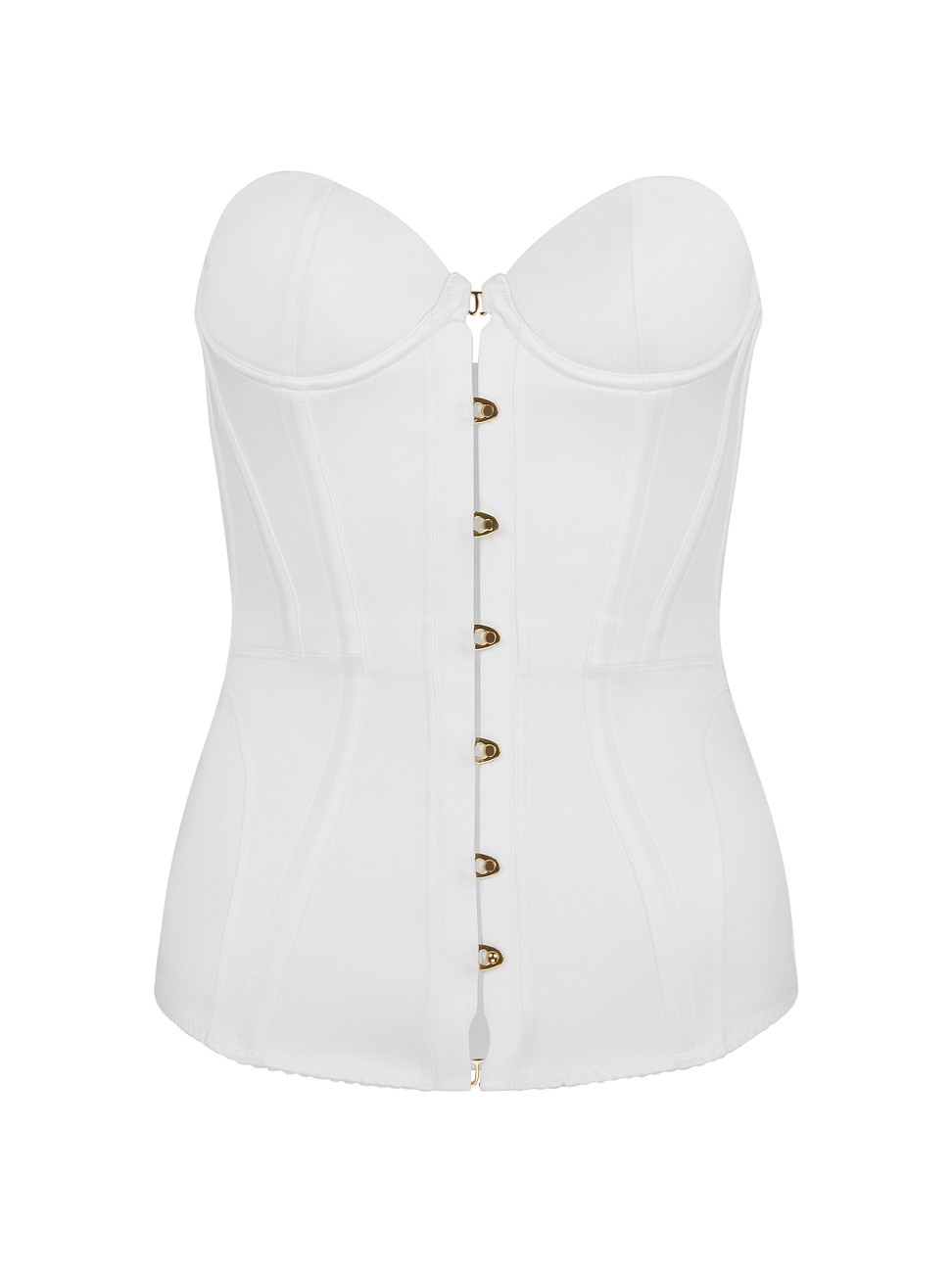 Women's Mercy Satin Corset - Ivory - Size 6 | Saks Fifth Avenue