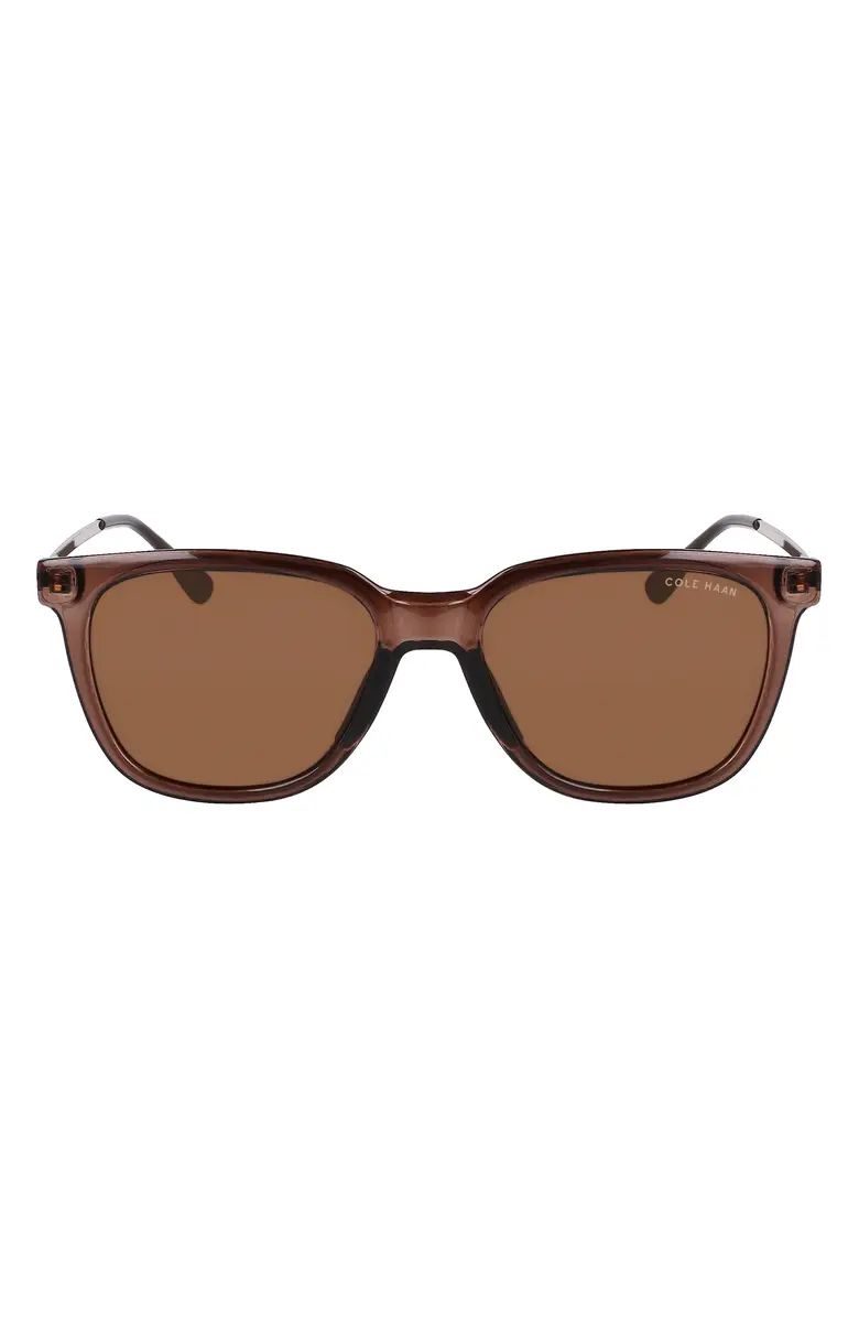 53mm Polarized Square Sunglasses | Nordstrom Rack