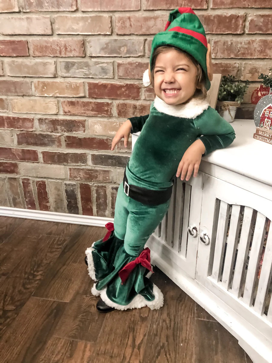 Just Some Elf Fun Christmas Outfit | Lyla Raes Boutique