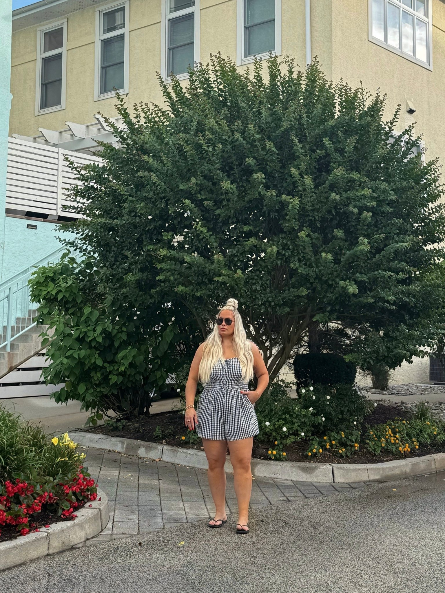 OOTN FOR DINNER

XL ROMPER
TTS SANDALS

vacation, resort wear, dinner outfit, rompers, easy outfits, cozy outfits, American eagle, Amazon, midsize, plus-size, ootd, ootn, gingham print, trendy.

#LTKTravel #LTKMidsize #LTKSeasonal