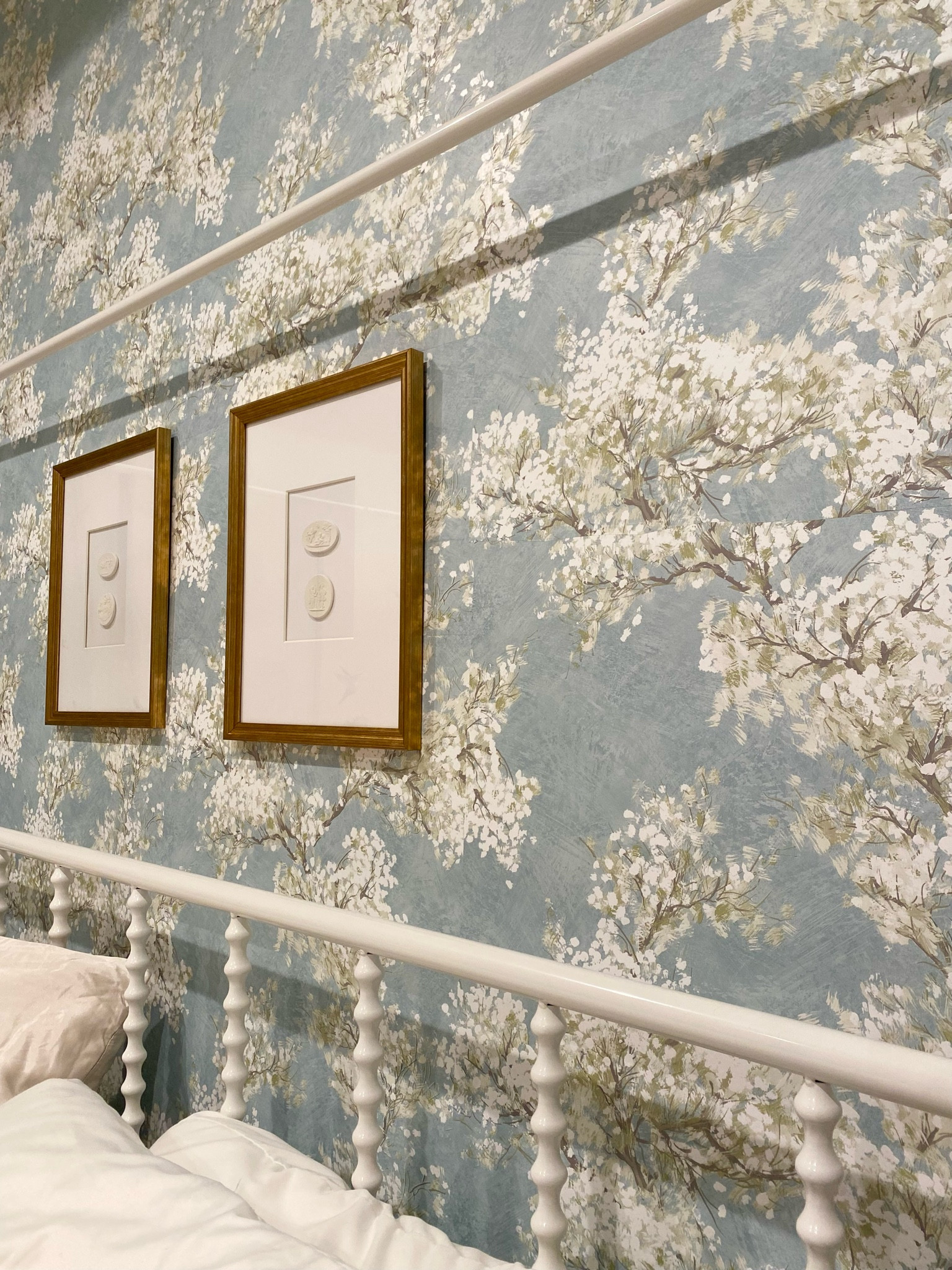 Our peel & stick wallpaper! 

#LTKHome