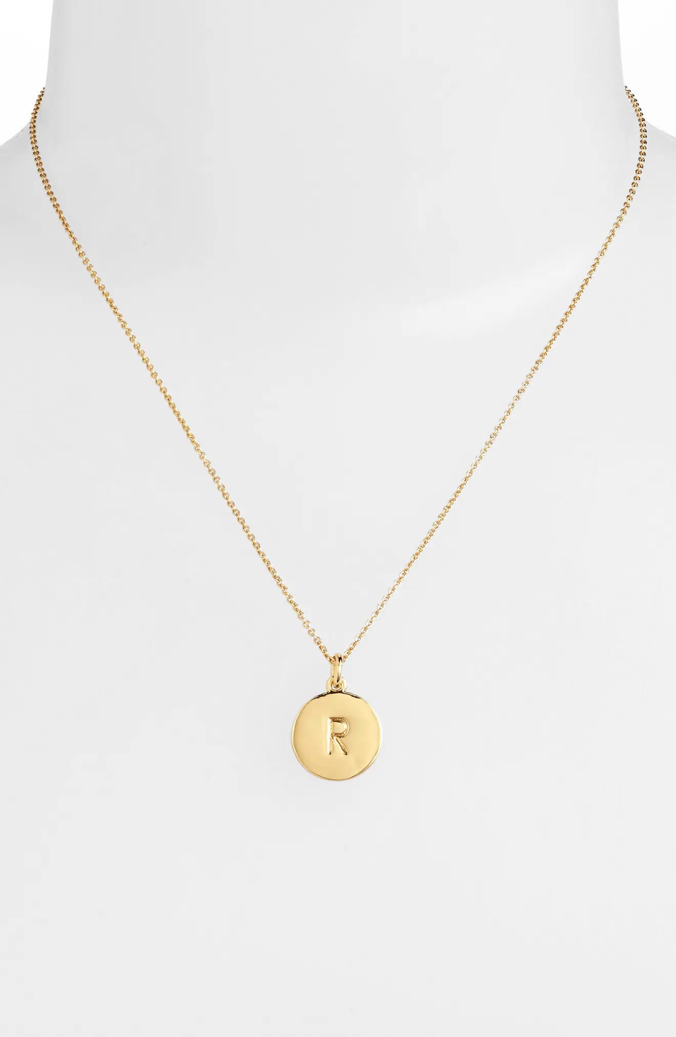 kate spade new york one in a million initial pendant necklace | Nordstrom