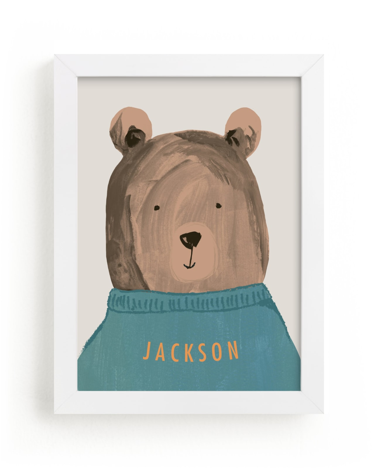 "Little Bear" - Custom Open Edition Children's Art Print by Teju Reval. | Minted